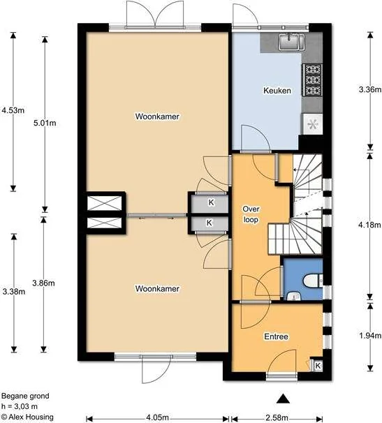 Foto van de Appartement gelegen aan de Neuhuyskade in Den Haag