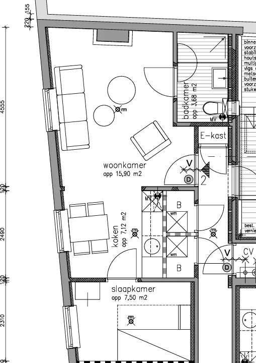 Foto van de Appartement gelegen aan de van Welderenstraat in Nijmegen