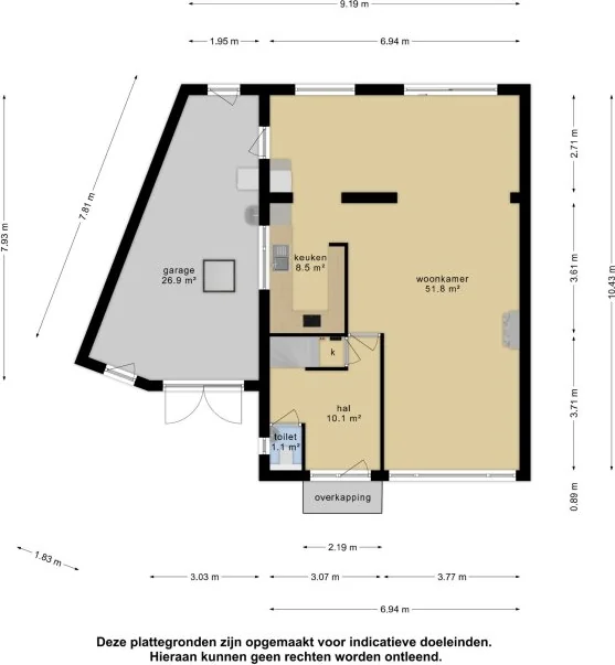 Foto van de Appartement gelegen aan de Tulpenlaan in Oosterhout