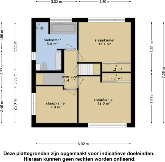 Foto van de Appartement gelegen aan de Tulpenlaan in Oosterhout