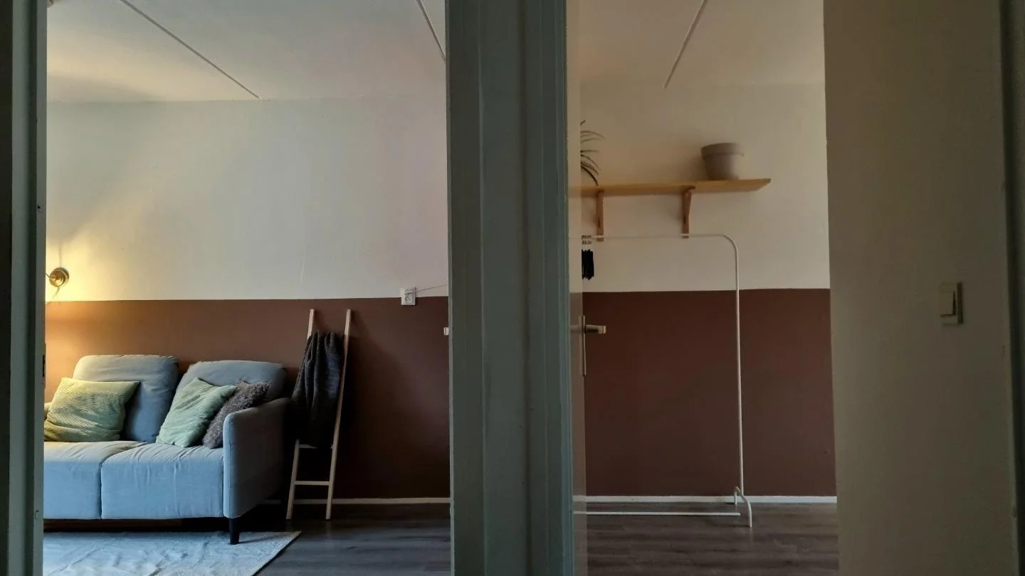 geblurde versie van de foto als achtergrond