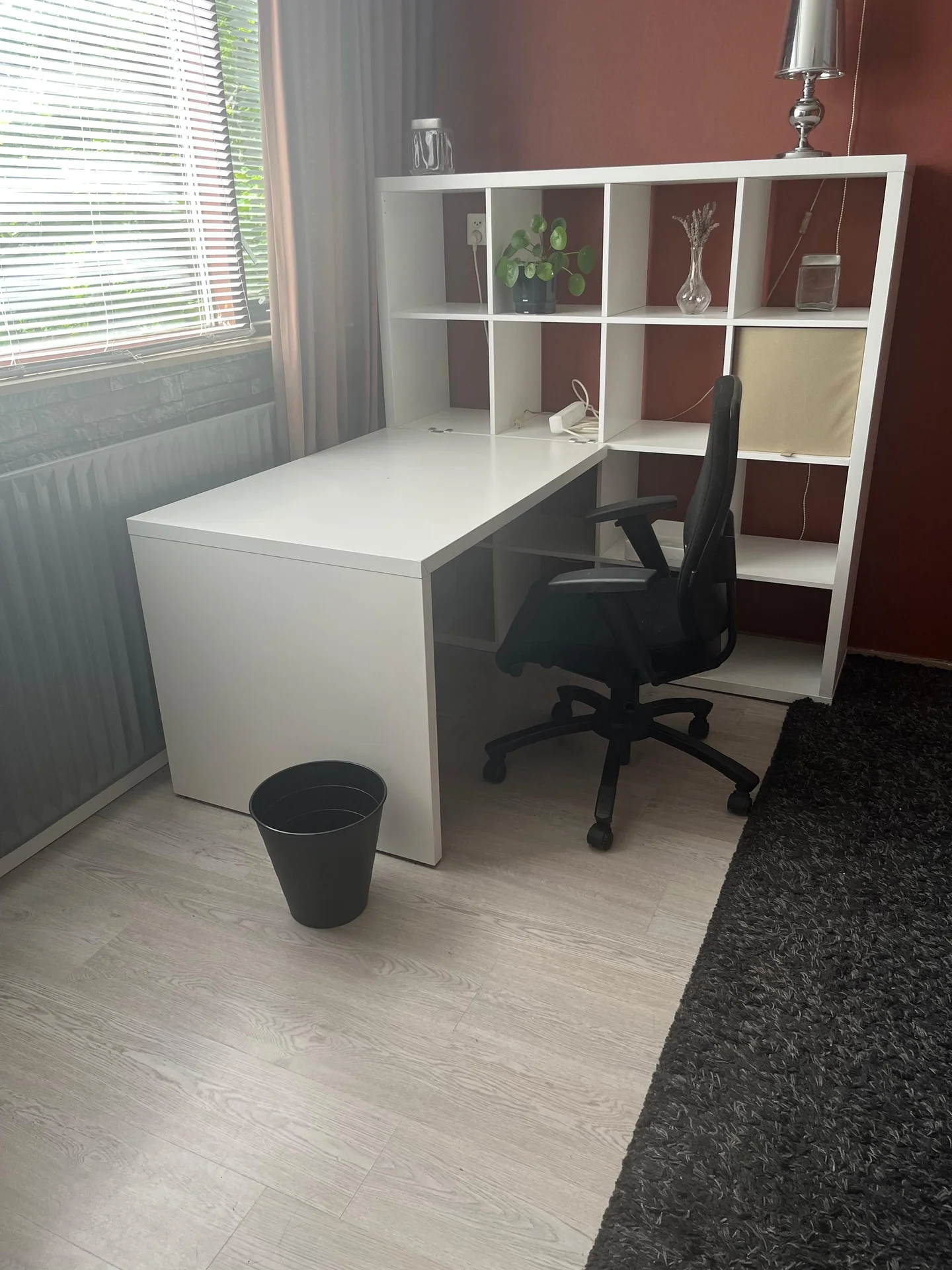 geblurde versie van de foto als achtergrond