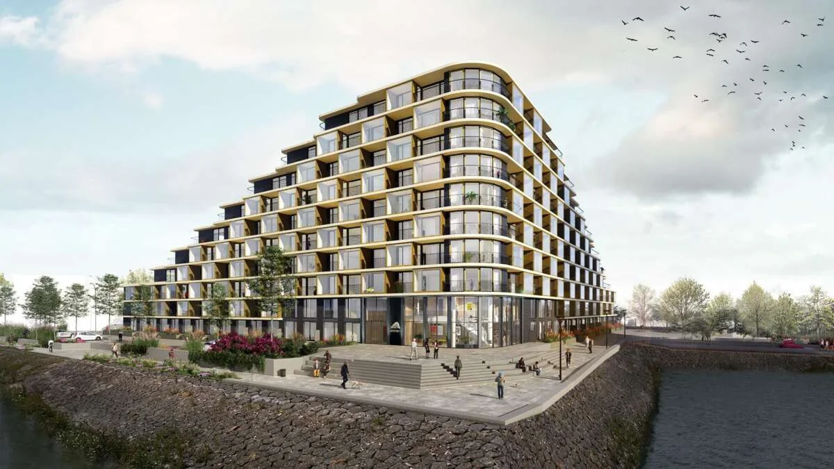 Foto van de Appartement gelegen aan de Pampuskade in Rotterdam