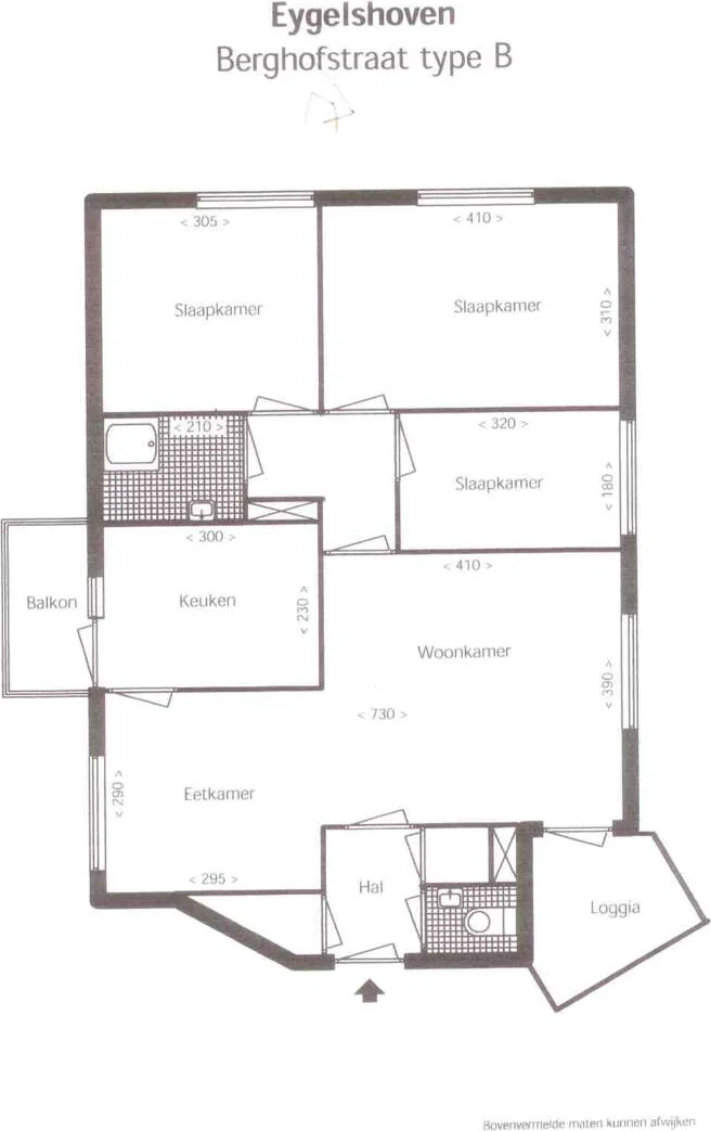 Foto van de Appartement gelegen aan de Berghofstraat in Eygelshoven