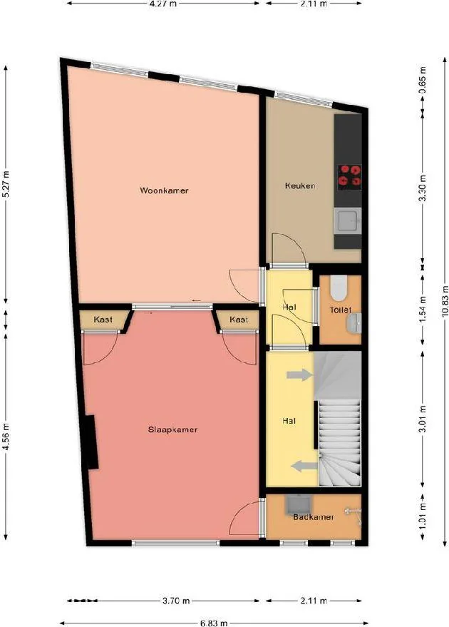 Foto van de Appartement gelegen aan de Kannenmarkt in Nijmegen