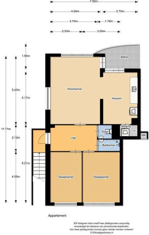 Foto van de Appartement gelegen aan de Willem Dreesplantsoen in Amsterdam