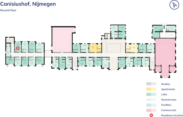 Foto van de Appartement gelegen aan de Berg en Dalseweg in Nijmegen