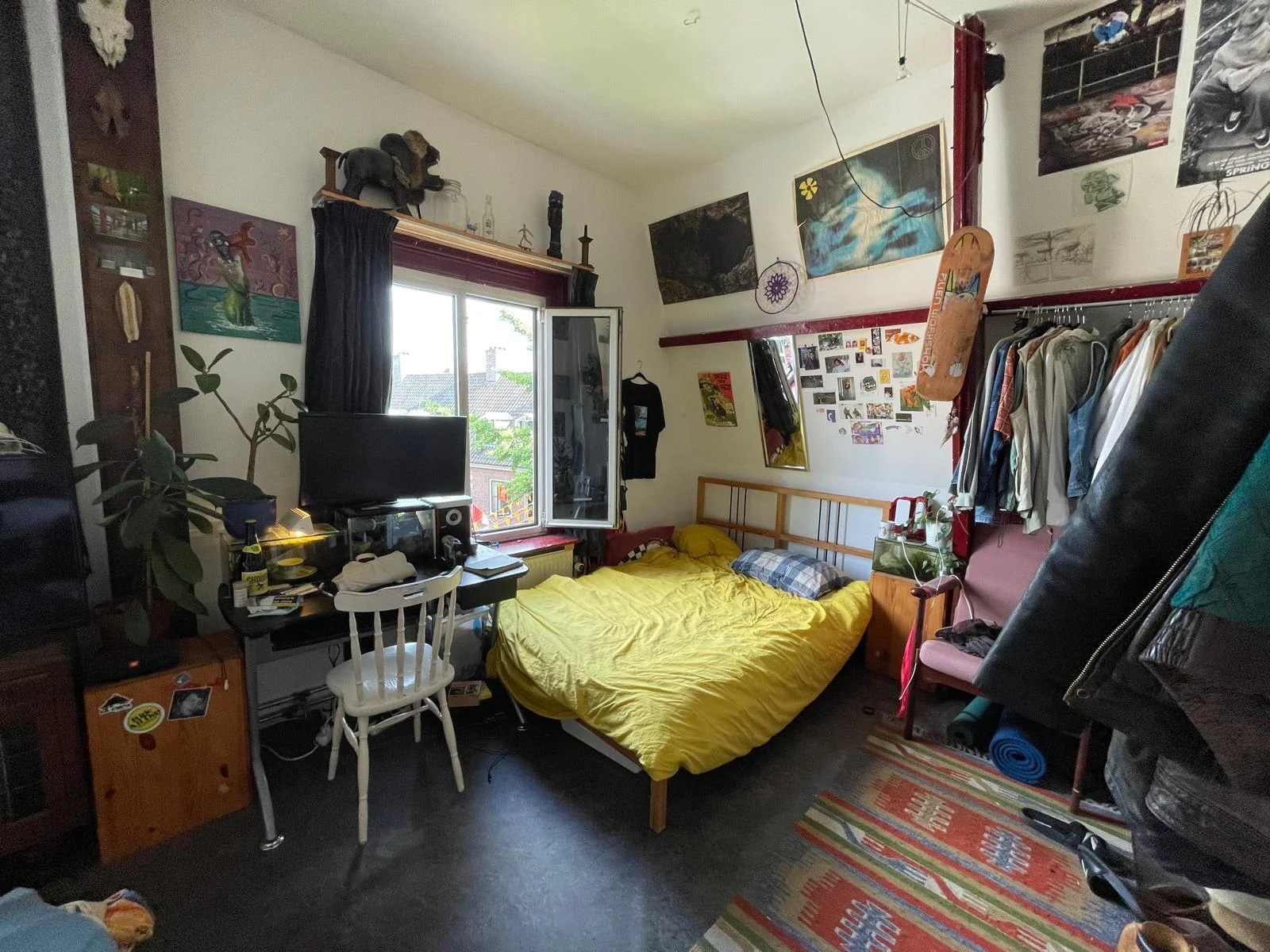 Foto van de Kamer gelegen aan de Kapelstraat in Wageningen