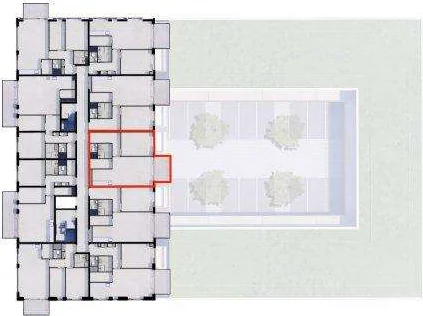 Foto van de Appartement gelegen aan de Kruisnetlaan in Hoogvliet Rotterdam