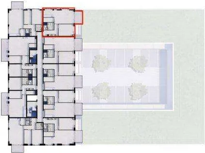 Foto van de Studio gelegen aan de Kruisnetlaan in Hoogvliet Rotterdam