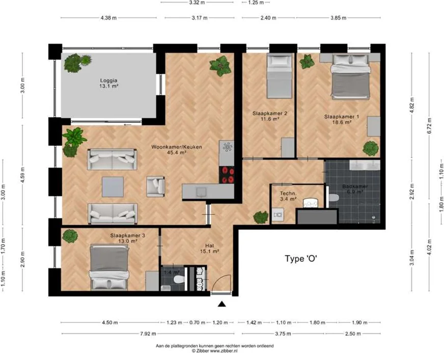 Foto van de Appartement gelegen aan de Blinkert in Capelle aan den IJssel