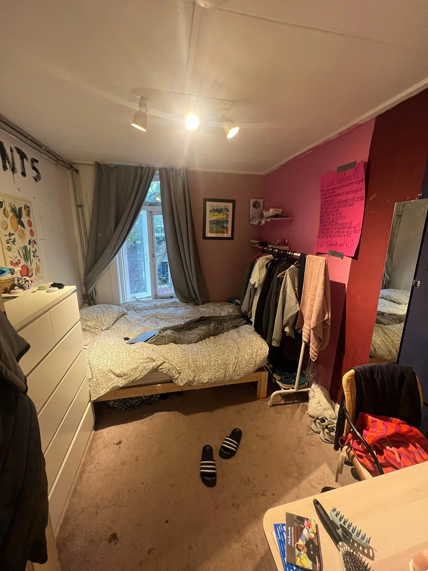 Foto van de Kamer gelegen aan de Rouwenhofstraat in Wageningen