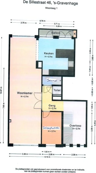 Foto van de Appartement gelegen aan de De Sillestraat in Den Haag