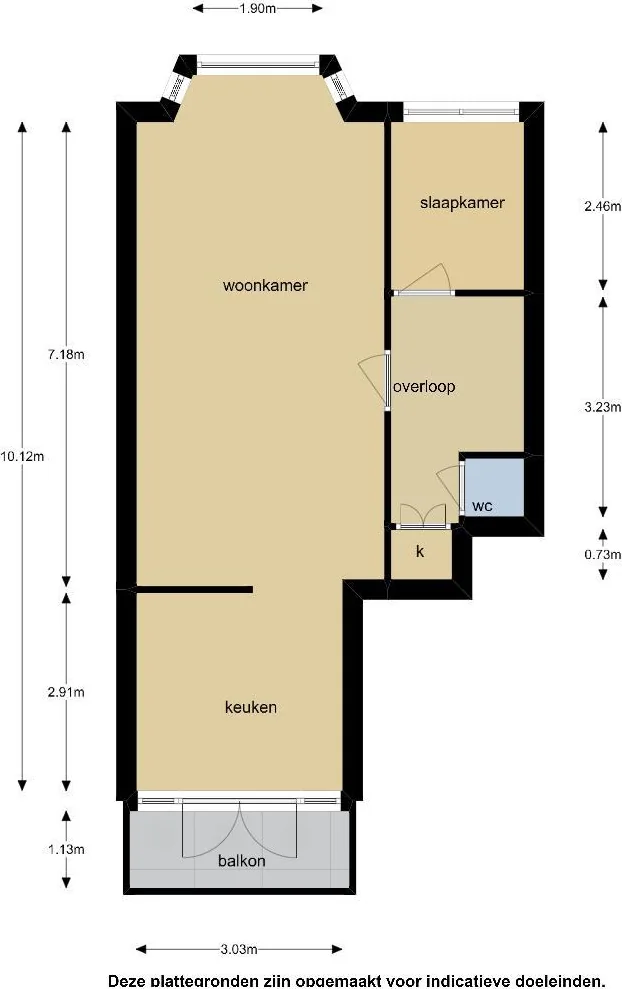 Foto van de Kamer gelegen aan de Prins Mauritssingel in Rotterdam
