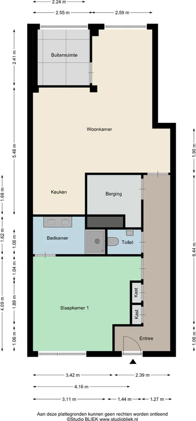 Foto van de Appartement gelegen aan de Markendaalseweg in Breda