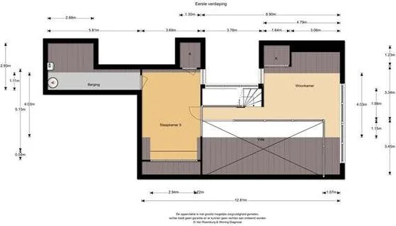 Foto van de Appartement gelegen aan de Lisstraat in Landsmeer