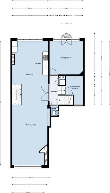 Foto van de Appartement gelegen aan de Van der Heimstraat in Den Haag