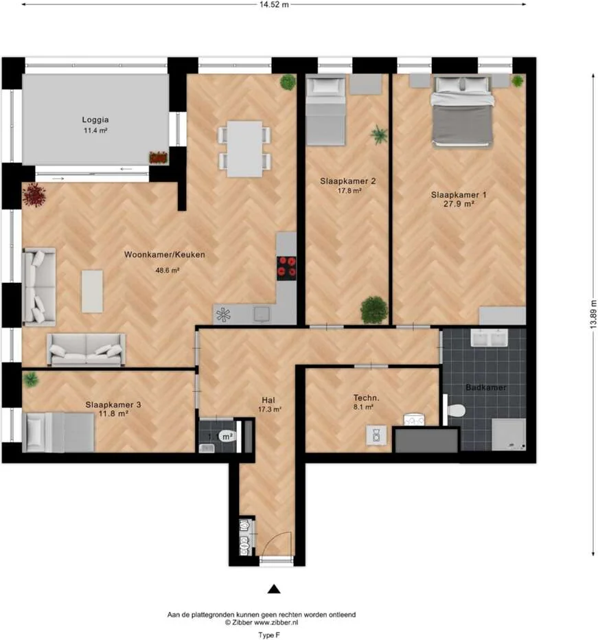 Foto van de Appartement gelegen aan de Blinkert in Capelle aan den IJssel