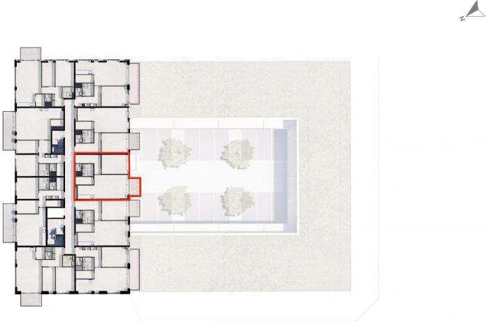 Foto van de Appartement gelegen aan de Kruisnetlaan in Hoogvliet Rotterdam