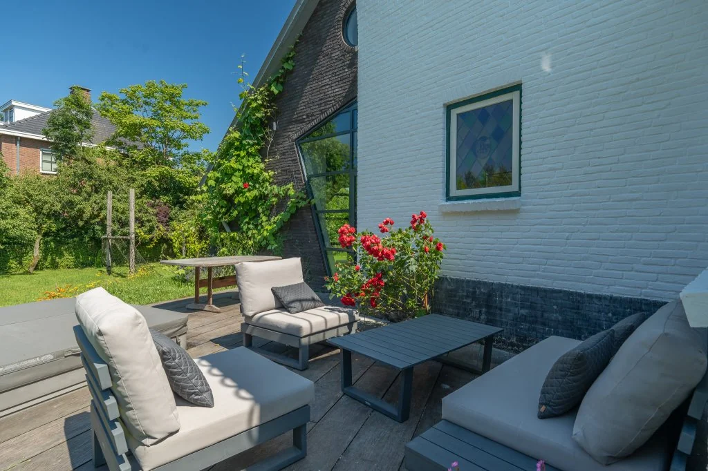 Foto van de Appartement gelegen aan de Haarlemmertrekvaart in Oegstgeest