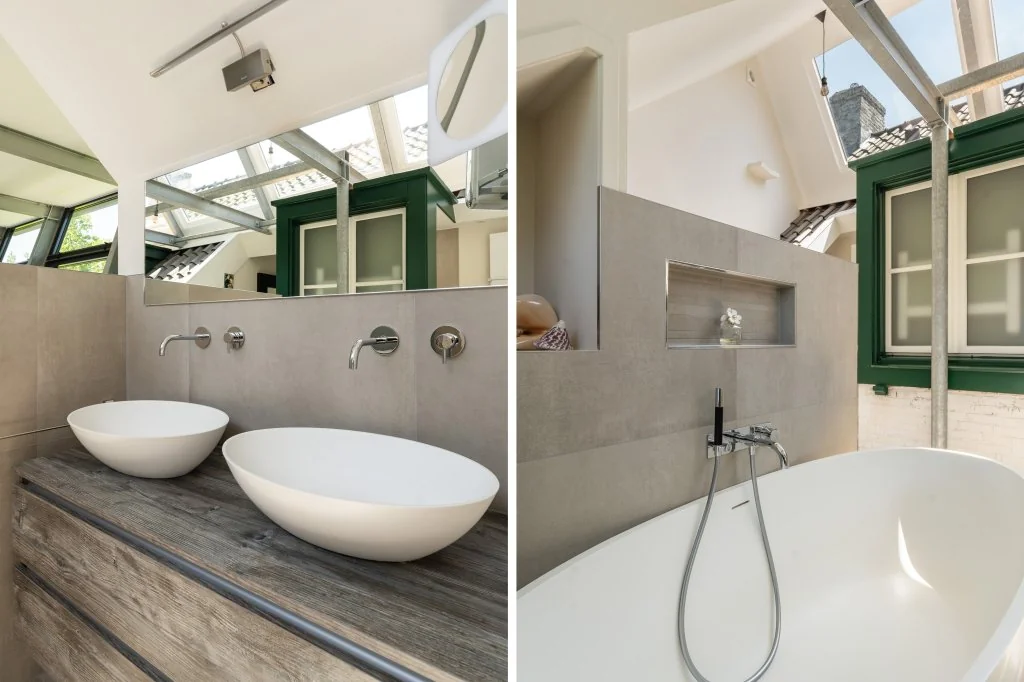 Foto van de Appartement gelegen aan de Haarlemmertrekvaart in Oegstgeest