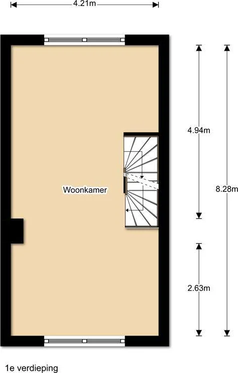 Foto van de Appartement gelegen aan de Nicolaas Hennemanhof in Amsterdam