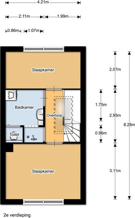 Foto van de Appartement gelegen aan de Nicolaas Hennemanhof in Amsterdam