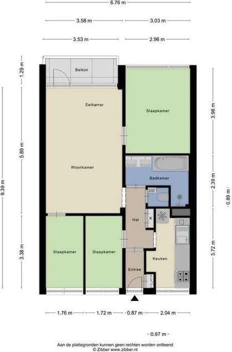Foto van de Appartement gelegen aan de Merckenburg in Amsterdam