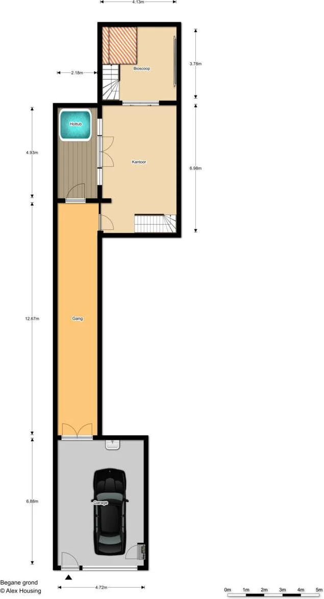Foto van de Appartement gelegen aan de Van Diemenstraat in Den Haag