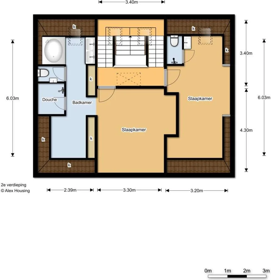 Foto van de Appartement gelegen aan de Van Diemenstraat in Den Haag