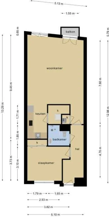 Foto van de Appartement gelegen aan de Louise de Colignylaan in Katwijk