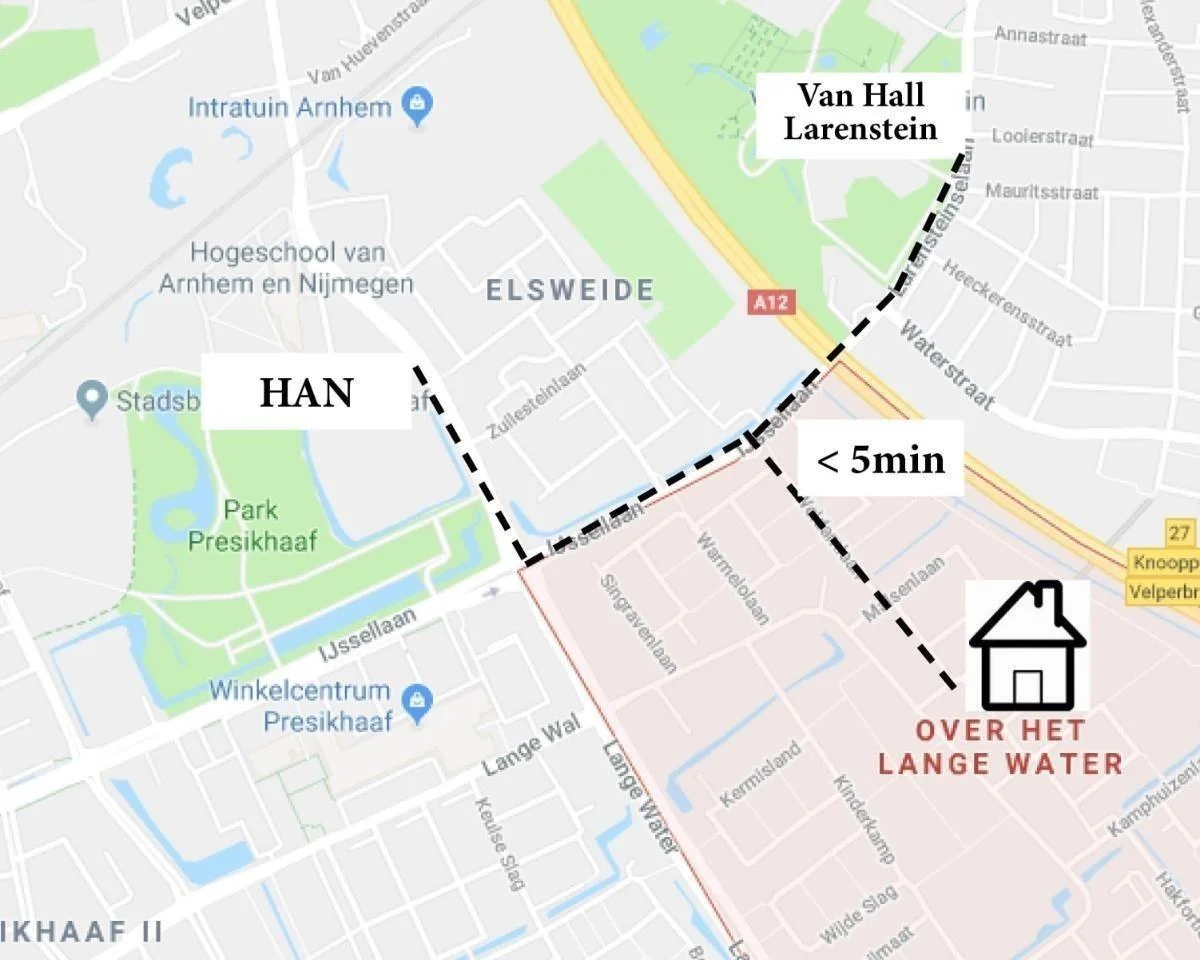 Foto van de Kamer gelegen aan de Kinkelenburglaan in Arnhem
