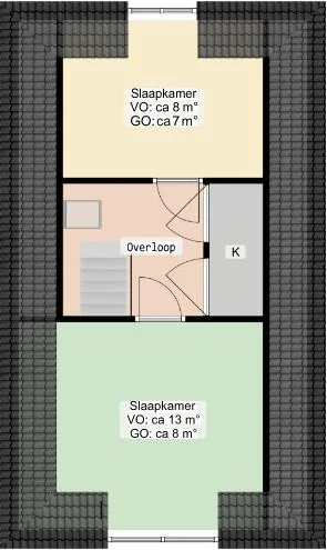 Foto van de Appartement gelegen aan de Radebinnensingel in Groningen