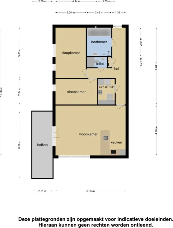 Foto van de Appartement gelegen aan de Amsberghof in Eindhoven