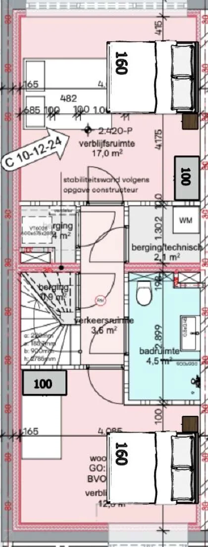 Foto van de Appartement gelegen aan de Tamboerstraat in Rotterdam