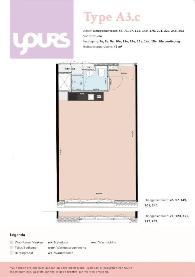 Foto van de Appartement gelegen aan de Omegaplantsoen in Leiden