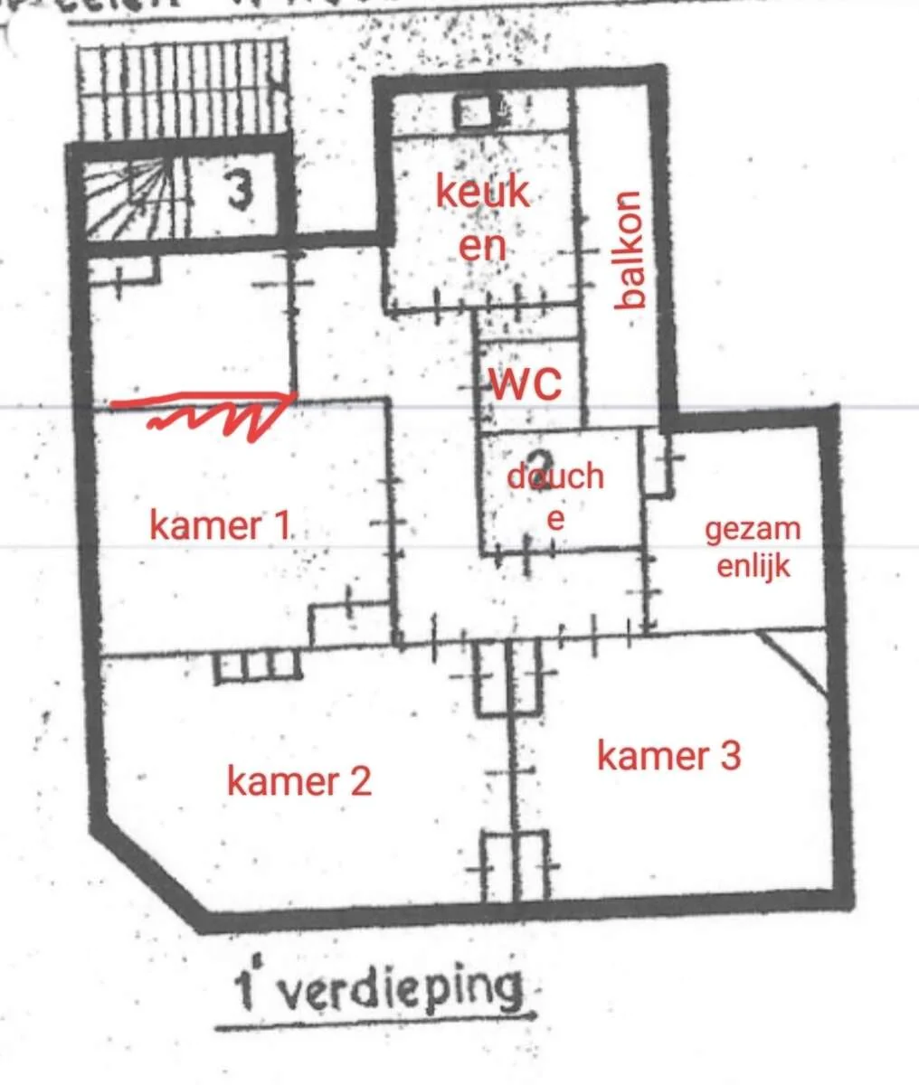 Foto van de Kamer gelegen aan de Jan van Galenstraat in Groningen