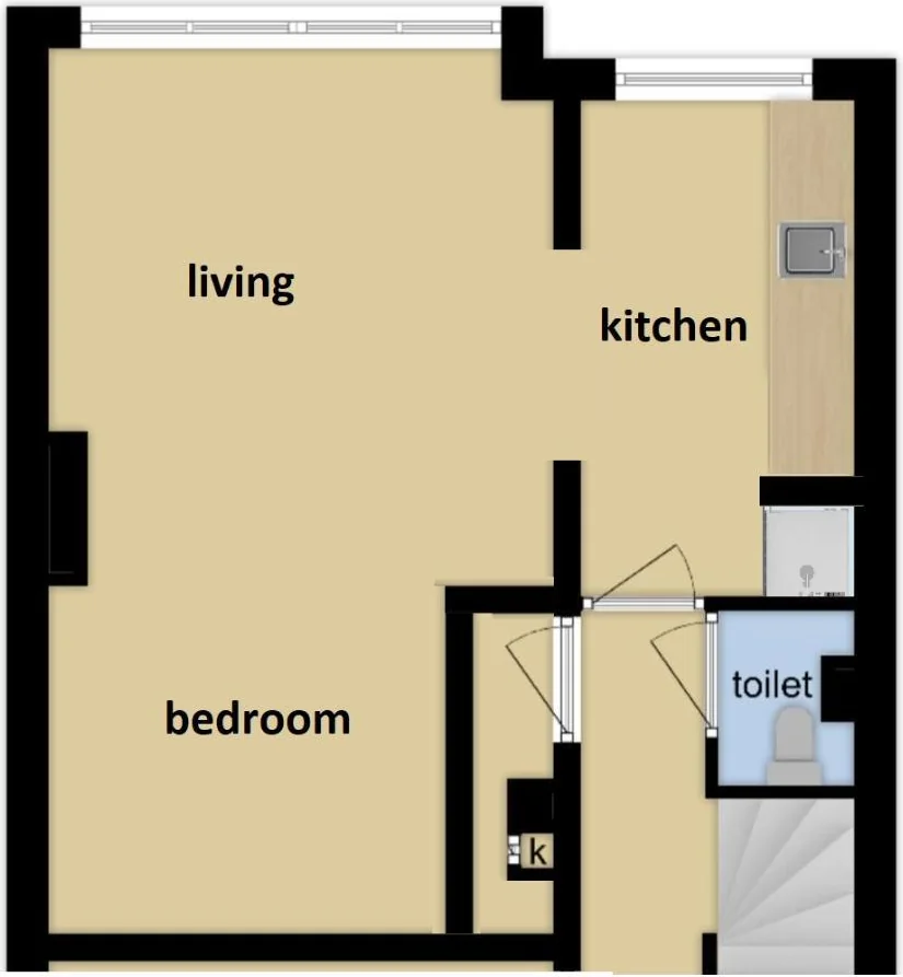 Foto van de Kamer gelegen aan de Dordtselaan in Rotterdam