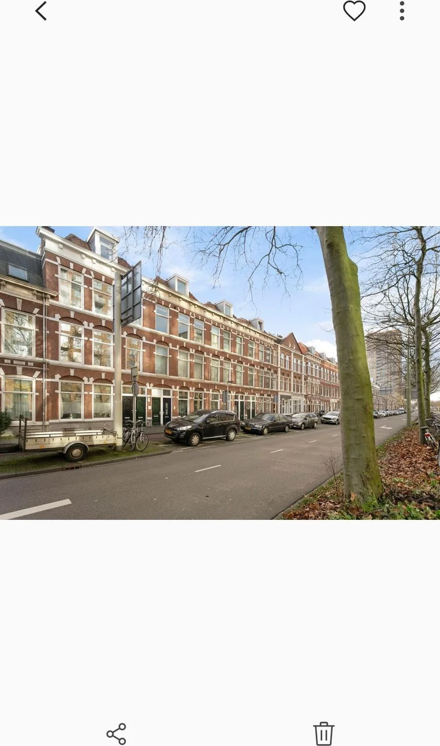 Foto van de Kamer gelegen aan de Loosduinsekade in Den Haag