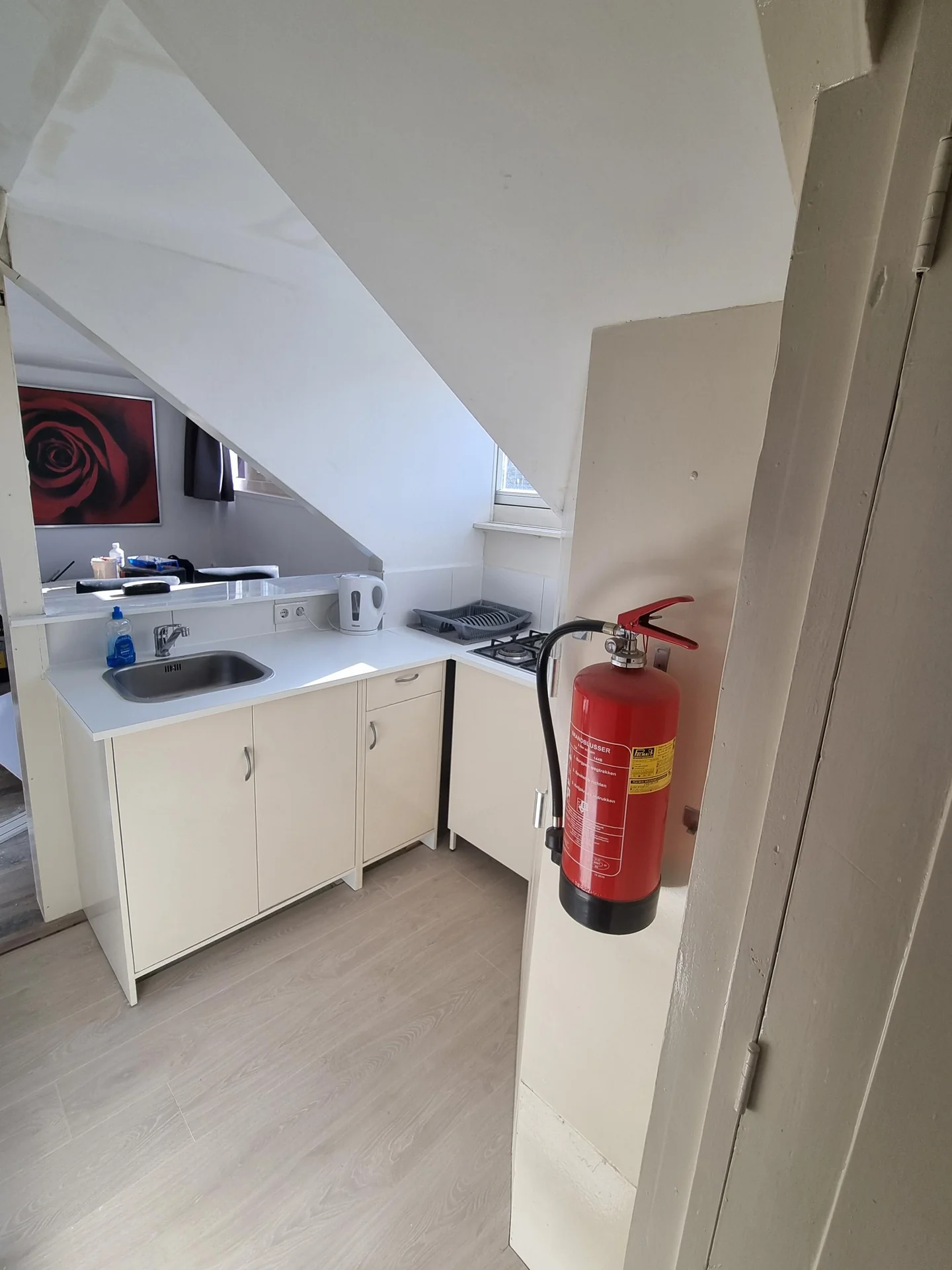 Foto van de Studio gelegen aan de Gedempte Schalk Burgergracht in Haarlem