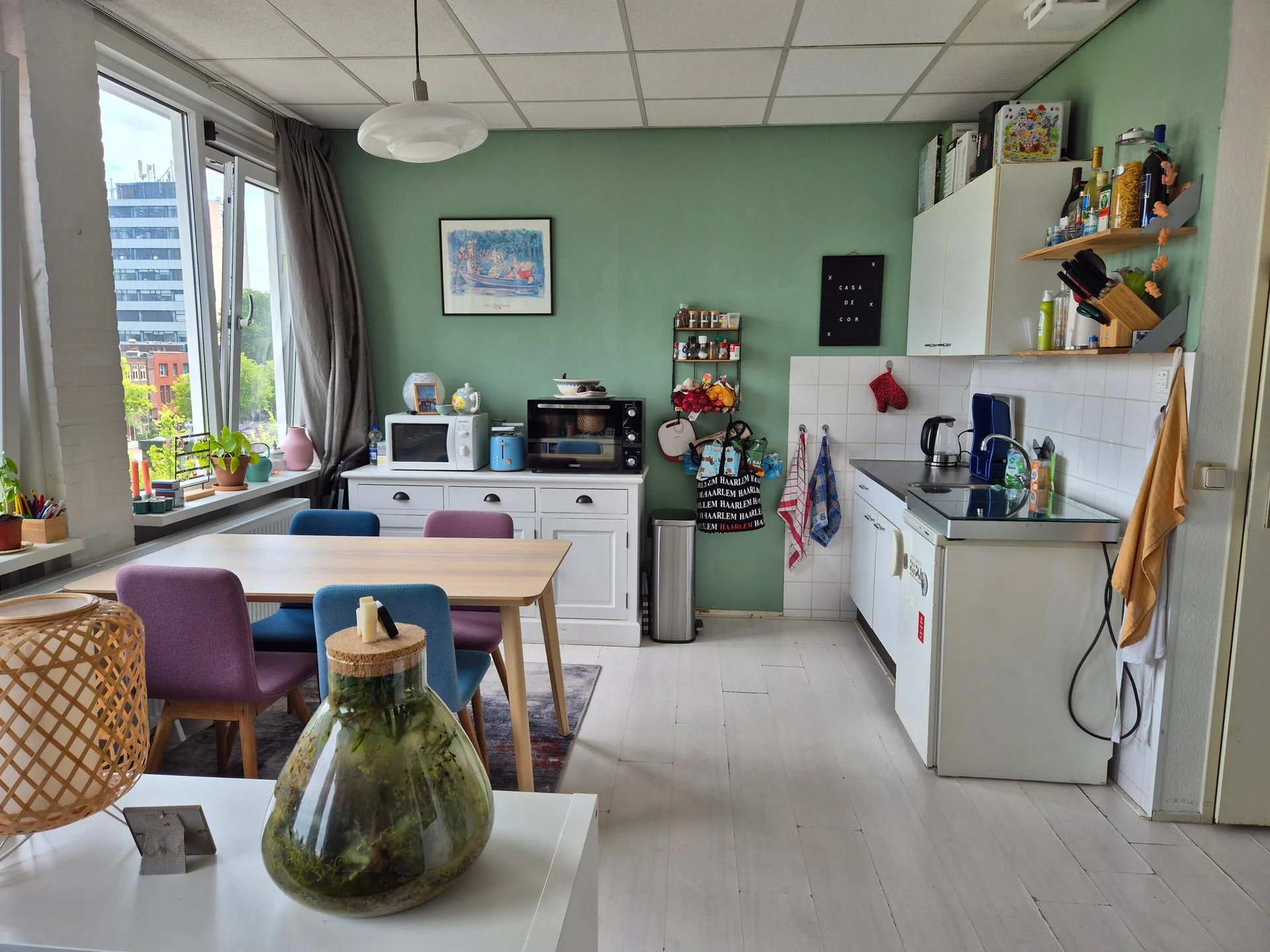 Foto van de Studio gelegen aan de Eendrachtskade in Groningen