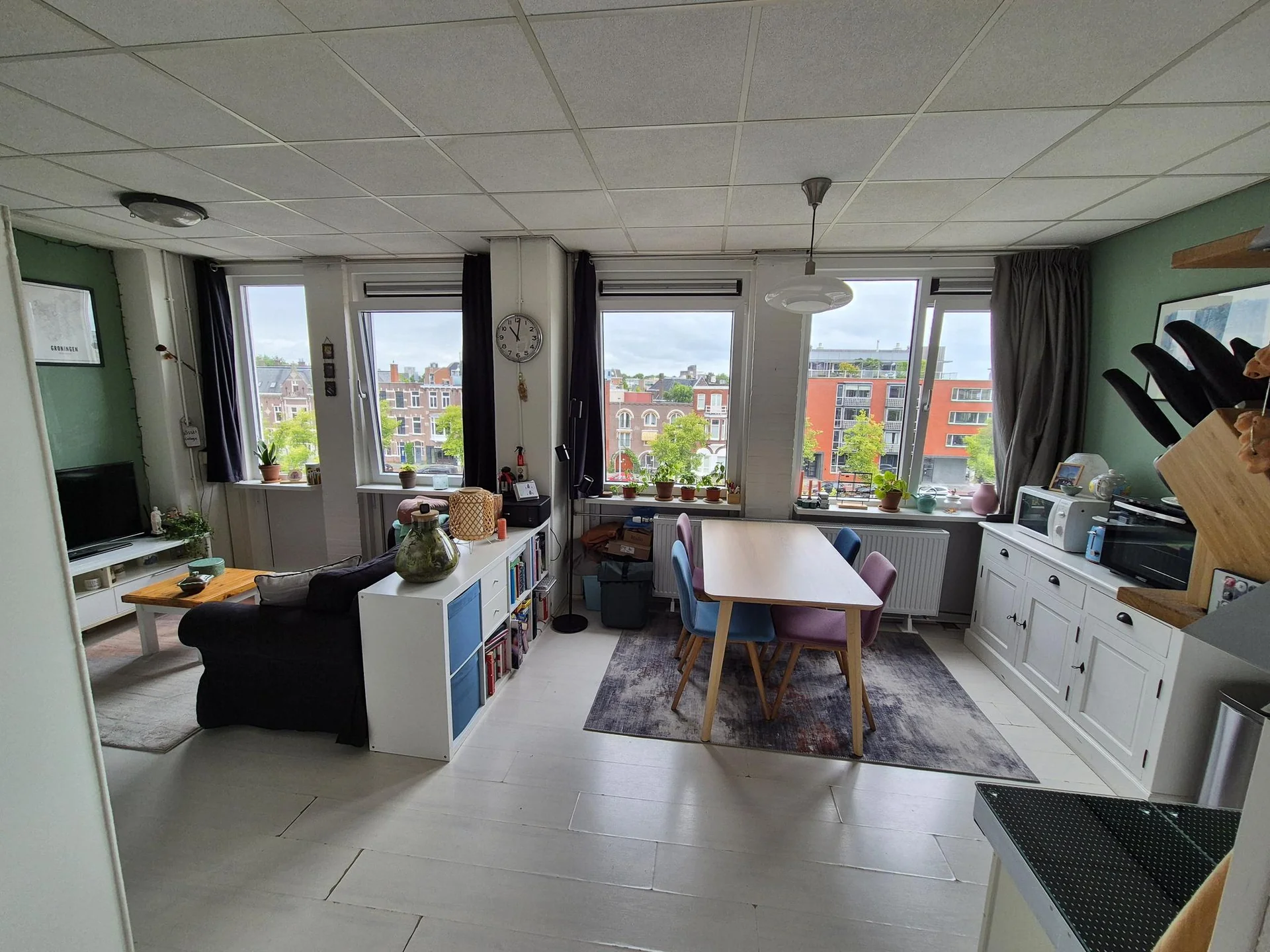 Foto van de Studio gelegen aan de Eendrachtskade in Groningen