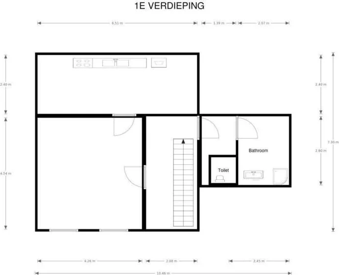 Foto van de Studio gelegen aan de Knevelsgraafstraat in Roermond