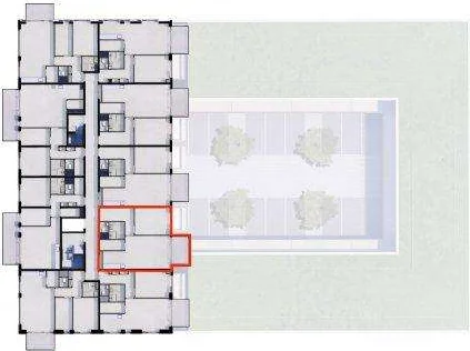 Foto van de Appartement gelegen aan de Kruisnetlaan in Hoogvliet Rotterdam