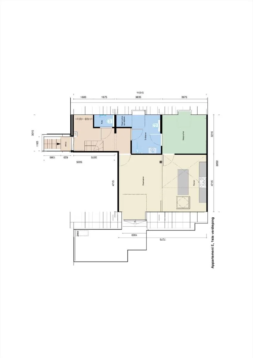 Foto van de Appartement gelegen aan de Burgemeester Magneestraat in Bergeijk