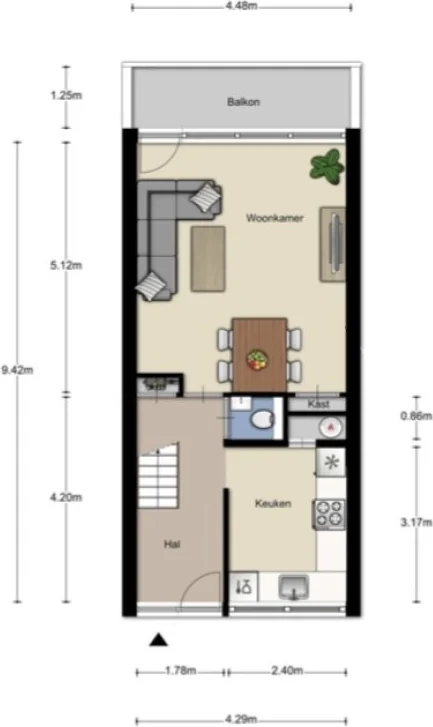 Foto van de Appartement gelegen aan de F. Zernikestraat in Hengelo