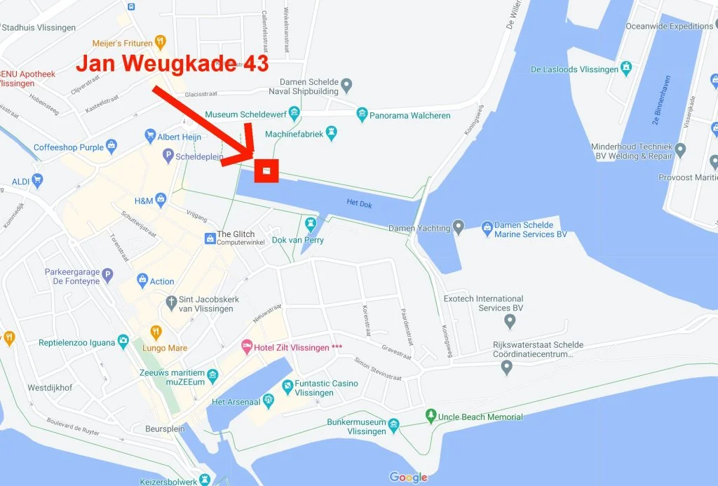 Foto van de Appartement gelegen aan de Jan Weugkade in Vlissingen