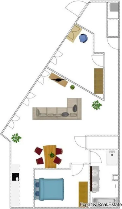 Foto van de Appartement gelegen aan de Muzenstraat in Den Haag