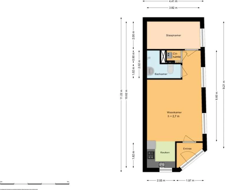 Foto van de Appartement gelegen aan de Monstersestraat in Den Haag