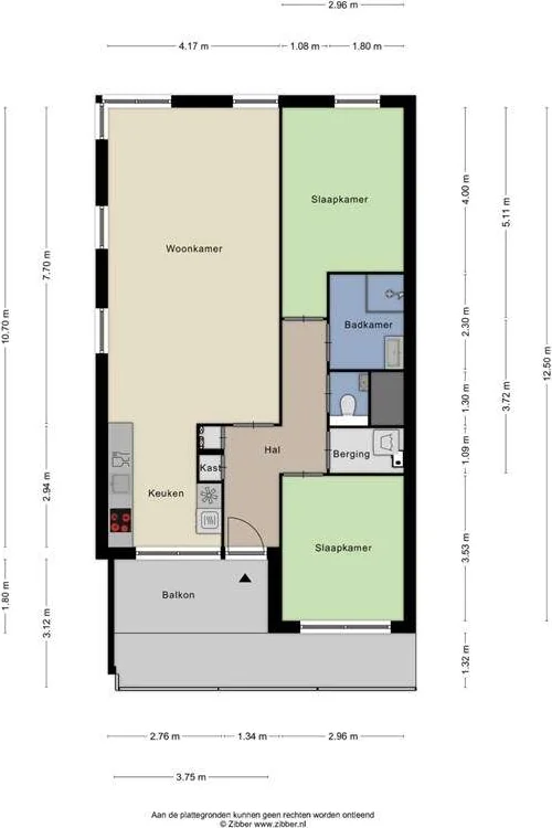 Foto van de Appartement gelegen aan de Pieter Calandlaan in Amsterdam